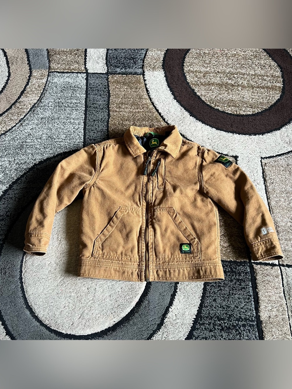 Little Boy John Deere Canvas Jacket Size XS(4-5 yrs)